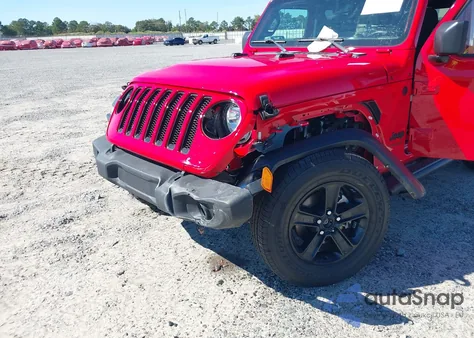 2022 Jeep Wrangler Unlimited Sport Altitude 4X4 from USA, damaged, VIN 1C4HJXDN6NW194908